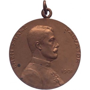 Rakousko - Uhersko, František Josef I., 1848 - 1916, Neoficiál.pam.medaile 1901 - na 200.výročí zal