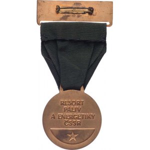 Československo - resortní medaile a odznaky, Zasloužilý pracovník resortu paliv a energetiky,