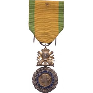 Francie, republika, 1871 -, Medaile za vojenské zásluhy - typ 1870, VFR.2e,