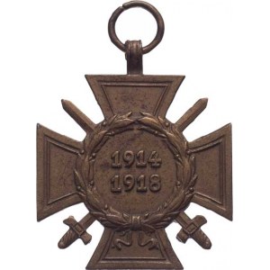 Německo - Výmarská republika, Pamětní kříž pro bojovníky 1914-1918, Nesign.,