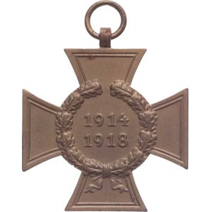 Německo - Výmarská republika, Pamětní kříž pro nebojovníky 1914-1918, magnetický,