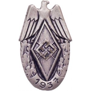 Německo - III.říše, Hitler-Jugend - sportovní odznak 1937, H-H.9280.xd,