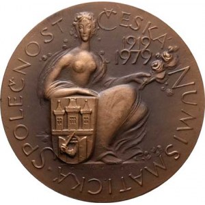 Medaile vydané Českou numismatickou společností, Harcuba - 60 let Numismatické společnosti 1979 - ž