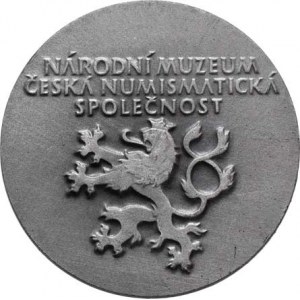 Medaile vydané Českou numismatickou společností, Kozák - 170 let Národního muzea 1818 / 1988 - hlav
