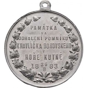 Kutná Hora, Odhalení pomníku K.Havlíčka Borovského 26.8.1883 -