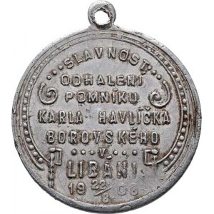 Libáň, Odhalení pomníku Karla Havlíčka Borovského 22.8.1909