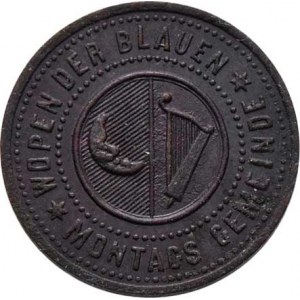 Praha, Neumann J. - numismatik - 3 Pufff 1872 - upomínka na