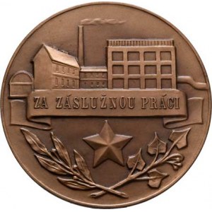 Československo, Za záslužnou práci b.l., Nesign., jednostranný bronz