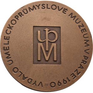 Československo - medaile s portrétem T.G.Masaryka, Šejnost/Mlynář - medaile Uměleckoprůmysl. muzea