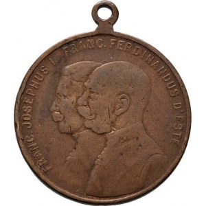 Medaile vojenských manévrů, Chotoviny a Tábor 1913 (dělící čárka 2x5 mm) -