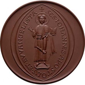 Porcelánové medaile, Míšeň 1976 - svatý Martin, patron biskupství 968 /