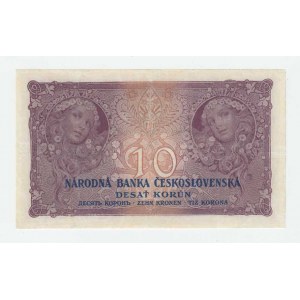 Československo - bankovky Národ. banky Československé, 10 Koruna 1927, série P003, BHK.22a, He.22a,
