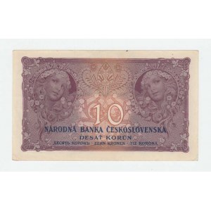 Československo - bankovky Národ. banky Československé, 10 Koruna 1927, série N149, BHK.22e, He.22b,