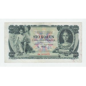 Československo - bankovky Národ. banky Československé, 100 Koruna 1931, série Ga, BHK.25b, He.25b1,