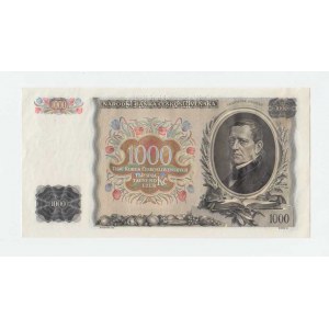 Československo - bankovky Národ. banky Československé, 1000 Koruna 1934, série J, BHK.27, He.27a.s1