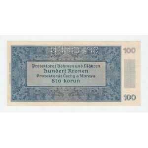 Protektorát Čechy a Morava, 1939 - 1945, 100 Koruna 1940 - 2.vyd., série 26A, BHK.33a,