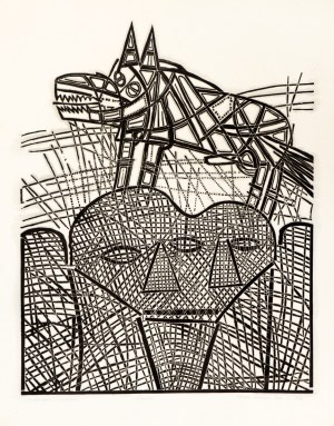 Andrzej Lachowicz (1939-2015), Le Loup Garou - Wilkołak, 1967