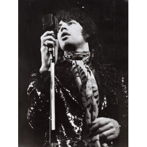 Mick Jagger [Legendarny koncert The Rolling Stones z 1967 roku] fotografia Marek Karewicz