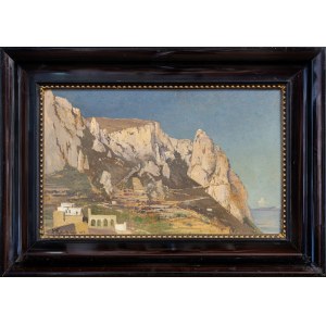 Karl Rettich (1841-1904), Pejzaż z Capri, 1885