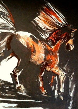 Jolanta Kalopsidiotis, „Skośny koń