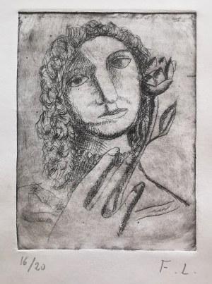 Fernand Leger (1881-1955), Kobieta z kwiatem, 1920