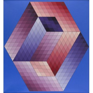 Victor Vasarely (1906 Pécs - 1997 Paryż), Lila, około1987