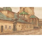 Stefan Filipkiewicz (1879 Tarnów - 1944 Mauthausen-Gusen), Kościół św. Andrzeja z teki Kraków. Sześć Autolitografii, 1926
