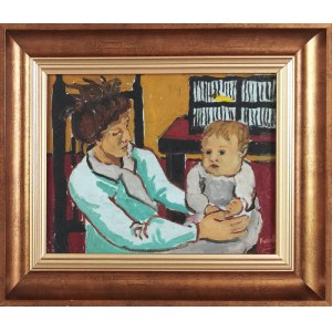 Abram KROL (1919-2001), Mother with child