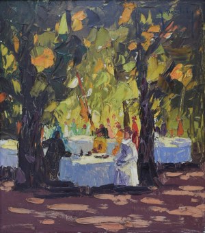 Grzegorz MENDOLY (1898-1966), W parku