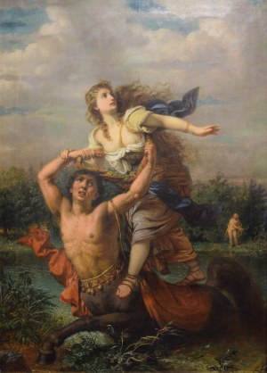 F. RUFS, XIX w. - według obrazu Guido Reniego, Porwanie Dejaniry