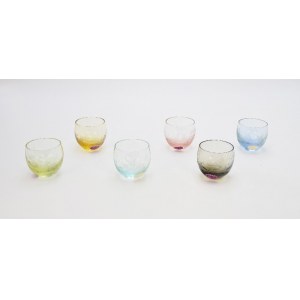 FIRMA MOSER, Komplet 6 szklaneczek „myśliwskich”, w firmowej kantynie