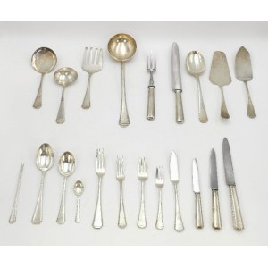 DELHEID FRERES (company active 1828-1980), Cutlery set for 12 persons