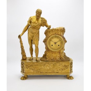 Zegar kominkowy z Herkulesem