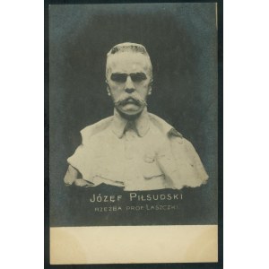 Józef Piłsudski, rzeźba prof. Laszczki,