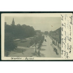 Andrychów - [Rynek], fot. czb., 14 x 9 cm, ok. 1940