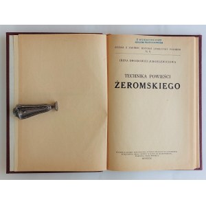 Drozdowicz-Jurgielewiczowa, Technika powieści Żeromskiego, 1929 r.
