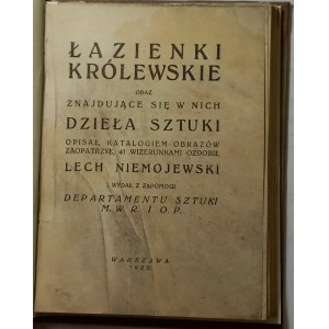 Niemojewski, Łazienki Królewskie, Warszawa 1922 r.