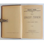 Szaniawski, Donkiszot żydowski: szkic z literatury żydowskiej, 1899 r.