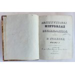 Rękopis, Starcek, Institutiones Historiae Ecclesiasticae, Janów 1844 r.