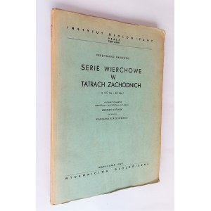 Rabowski, Serie wierchowe w Tatrach Zachodnich, 1959 r.