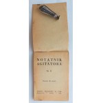 Notatnik Agitatora. Wydanie dla miasta 11, Warszawa 1952 r.