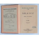 Szulem-Alechem, Miliony! : powieść giełdowa w liścikach, 1903 r.