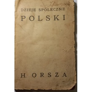 Orsza [wł. Helena Radlińska], Dzieje Społeczne Polski, 1921 r.