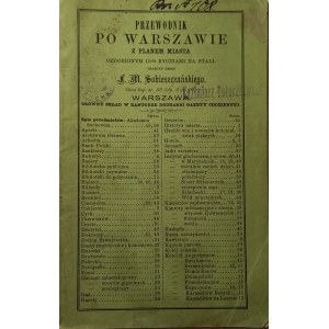 [Warszawa] - F.M. Sobieszczański, Przewodnik po Warszawie z planem miasta, Warszawa 1857