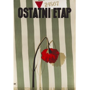 Plakat filmowy Ostatni etap - proj. Tadeusz TREPKOWSKI (1914-1954)