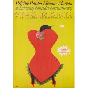 Plakat filmowy Viva Maria - proj. Leszek HOŁDANOWICZ(ur. 1937), 1966