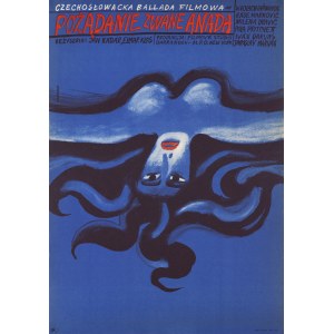 Plakat filmowy Pożądanie zwane Anada - proj. Waldemar ANDRZEJEWSKI (1934-1993), 1971