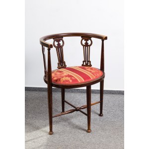 Krzesło tapicerowane z oparciem