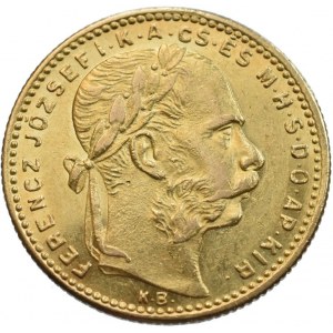 FJI 1848-1916, 8 zlatník 1888 KB, nep.škr.