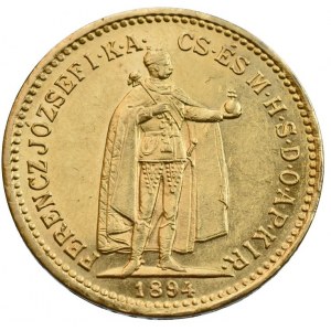 FJI 1848-1916, 10 koruna 1894 KB, nep.vlas.škr.